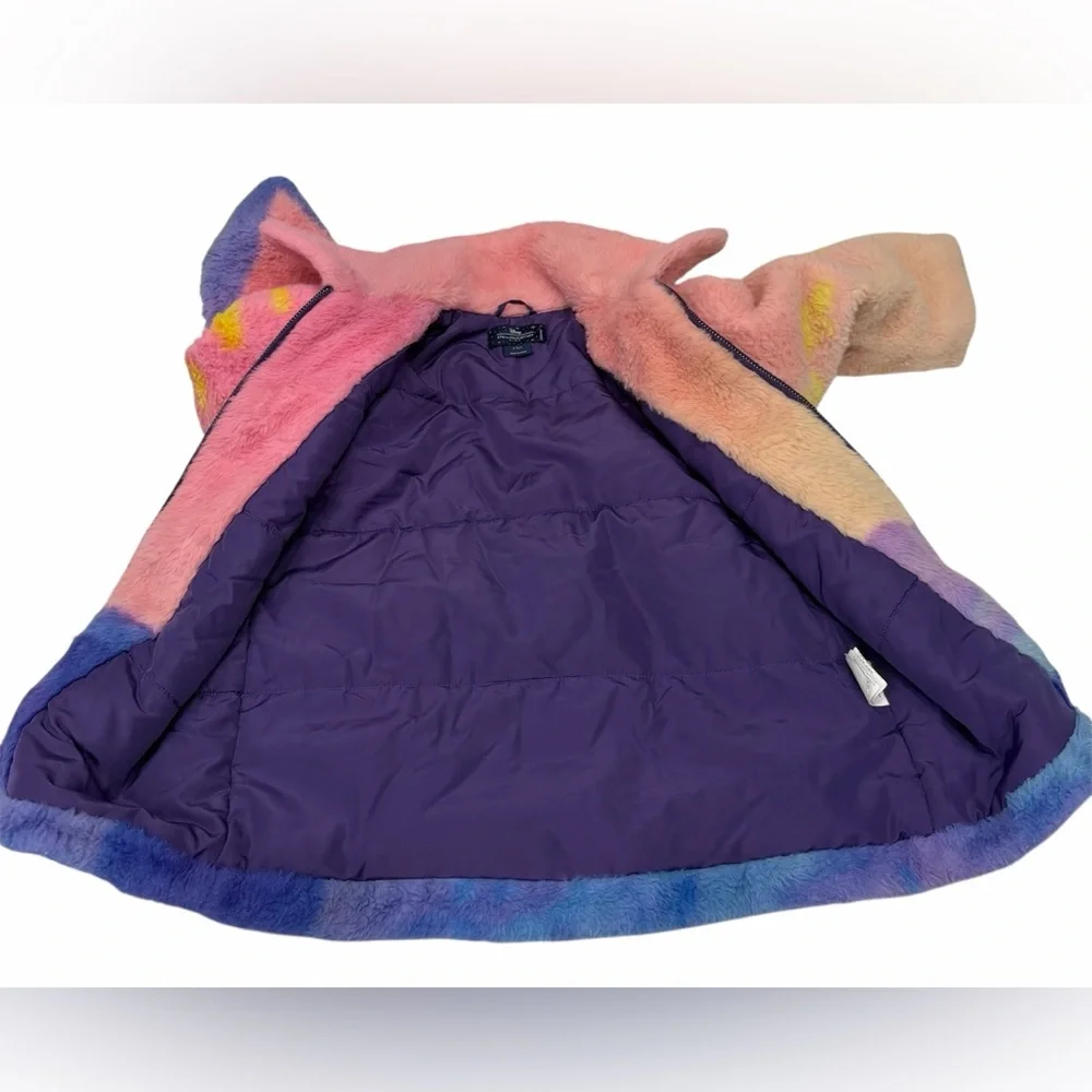 Stella McCartney Kids  Disney Multicolor Fleece Jacket Full Zip Girl Size‎ 4